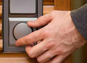 Lichtschalter mit Hand 