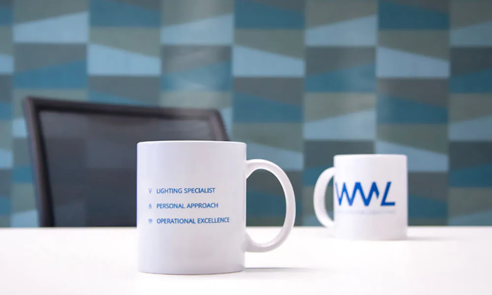 WWL Tasse im B&uuml;ro